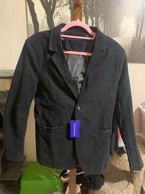 ChouYaTou Black Single-Button Jacket